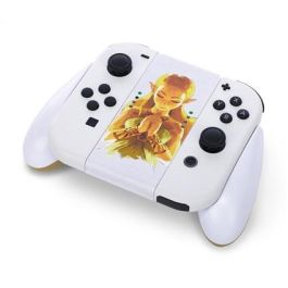 Mando Gaming Powera NSAC0059-01 Nintendo Switch Blanco/Dorado