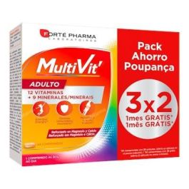 FORTE PHARMA Multivit Adulto 84 Comprimidos - Multivitamínico para Energía y Reducir la Fatiga Diaria Precio: 33.4999995. SKU: B1C9HP6HBY