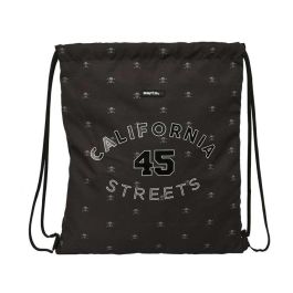 Bolsa Mochila con Cuerdas Safta California Negro 35 x 40 x 1 cm Precio: 7.69000012. SKU: B1BNHTB9GF