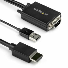 Adaptador HDMI a VGA Startech VGA2HDMM2M (2 m) Negro Precio: 48.89000039. SKU: S55058866