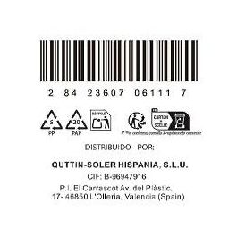 Quttin Cuchillo de Cocina Black 20 cm