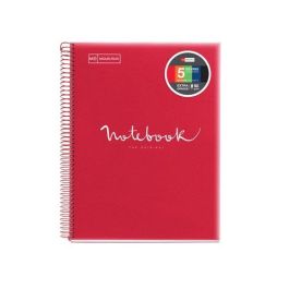 Bloc Miquelrius Emotions Notebook 5 Micro.Tapa Pp A4 120H 90G Horizontal Rojo 5 unidades Precio: 37.50000056. SKU: B1DP7357MB