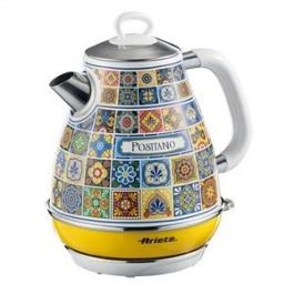 Ariete Hervidor Positano Vintage 1.7L, Base Inalámbrica, Filtro de Metal, Auto Apagado, Complemento Decorativo