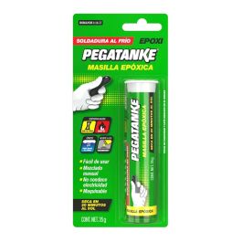 Pegatanke Masilla Epóxica Bi-Componente Moldeable 35g - Secado 20 min, Soldadura en Frío, Cura Bajo Agua, Resistencia 300°C Precio: 8.49999953. SKU: B15G4S7C7J