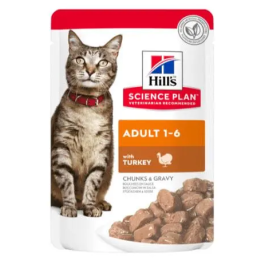 Hill's Hsp Feline Adult Pavo Pouch Caja 12x85 gr Alimento Húmedo para Gato Adulto Precio: 20.5000004. SKU: B1JV4ZBPLD
