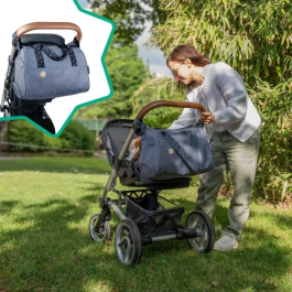 Badabulle Bolso Cambiador Pocketstyle BAD3661276189706, Funda Aislante, Funda, Accesorios Cochecito Incluidos, Azul