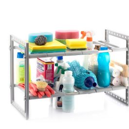 Estantería Extensible para Fregadero Shibblek InnovaGoods 2 Estantes