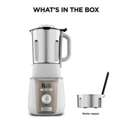 Kenwood CBL30.000CP Batidora de Vaso SOUPEASY+ 1000 W, 1.75 L, 4 programas, color champán Precio: 264.94999982. SKU: B1KPA5T7CZ