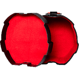 Gator Estuche para Tom 10" x 08" Negro Plástico Moldeado Terciopelo 2.36kg GC-1008