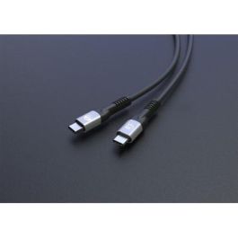 MANHATTAN 356374 Cable USB4 USB-C Macho/Macho 240W, 40Gbps, 8K HDR10, Thunderbolt 4, 1m Negro
