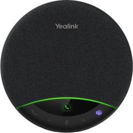 Yealink SP96 con Dongle USB-C/A Teams, Altavoz Bluetooth 5.3 para Conferencias y Llamadas, Cancelación de Eco, 26h Autonomía, Negro