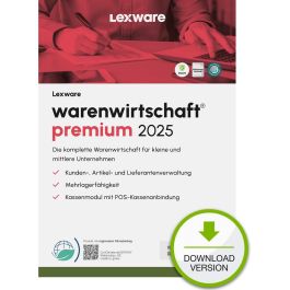 Lexware Warenwirtschaft Premium 2025 - Licencia 5 Dispositivos, 1 Año - Descarga ESD Precio: 1050.49999978. SKU: B15DRNCXD4
