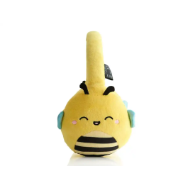 Wondee Auriculares Bluetooth de Peluche Squishmallows Sunny para Niños, Ajustables y Cómodos