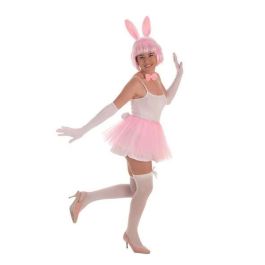 Creaciones Llopis Disfraz Adulto Conejita Talla L Falda, Pajarita, Orejas, Rabo, Peluca y Medias