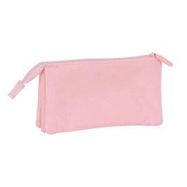 Safta Estuche Escolar Portatodo Triple con Tres Cremalleras Kappa Basics, Organizador de Material Escolar 120x220x30 mm Safta Estuche Escolar Portatodo Triple con Tres Cremalleras Kappa Basics, Organizador de Material Escolar 120x220x30 mm
