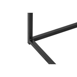 DKD Home Decor Mesa Centro Moderno Negro MDF y Metal 100 x 60 x 40 cm