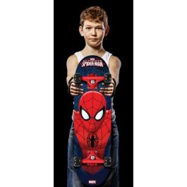 Stamp Monopatín SPIDERMAN 608Z 28x8 pulgadas Arce 9 Capas Ruedas PVC 50mm Antideslizante Alta Resistencia Niños +6 Años