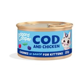 Feline Kitten Trocitos de Bacalao y Pollo - 18 Paquetes de 85g - Comida Húmeda para Gatos Precio: 23.4999996. SKU: B15X3KXDXX
