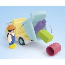 Playmobil Camión Con Garaje Junior 71686 de Clasificación para Niños y Niñas +12 Meses