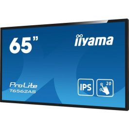 iiyama T6562AS-B1 pantalla de señalización Panel plano interactivo 163,8 cm (64.5") IPS 500 cd / m² 4K Ultra HD Negro Pantalla táctil Procesador incorporado Android 8.0 24/7 iiyama T6562AS-B1 pantalla de señalización Panel plano interactivo 163,8 cm (64.5") IPS 500 cd / m² 4K Ultra HD Negro Pantalla táctil Procesador incorporado Android 8.0 24/7
