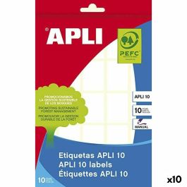 Etiquetas adhesivas Apli Blanco Papel 10 Hojas 19 x 27 mm (10 Unidades) Precio: 14.69000016. SKU: B13Y6PRGK2