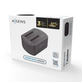 AISENS - ESTACION DE DOCKING DE DOBLE BAHIA ASDS-D03B SATA 2.5/3.5 A USB 3.0/3.1 GEN1, CLONE, BLANCA AISENS - ESTACION DE DOCKING DE DOBLE BAHIA ASDS-D03B SATA 2.5/3.5 A USB 3.0/3.1 GEN1, CLONE, BLANCA