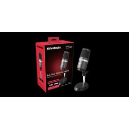 AVerMedia AM310 Micrófono para PC Negro, Plata