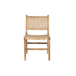 DKD Home Decor Silla Marron Claro Natural 51 x 86 x 55 cm