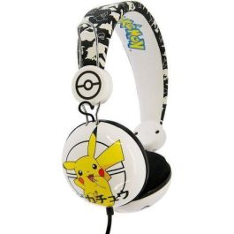 Auriculares Infantiles OTL Pokémon Pikachu Japanese/ Jack 3.5/ Negros y Blancos