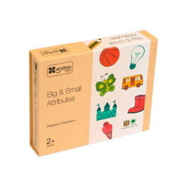 Andreutoys Juego Didáctico de Atributos Grandes y Pequeños, Asociación de Imágenes, Razonamiento Lógico, Observación y Colores. Precio: 25.69000005. SKU: B18GYAJYC4