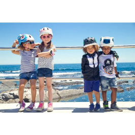 Crazy Safety Casco de Bicicleta CRA0727040592554 Leopardo Talla S (49-55 cm)