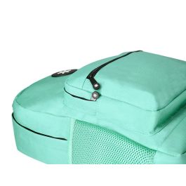 Cartera Antartik Mochila Con Asa Y Bolsillo Frontal Concremallera Color Verde Menta 320x140x430 mm