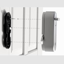 Yale 05/501000/SN Cilindro ajustable Linus para todos los tipos de puertas compatibles con la cerradura conectada Linus