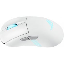 ASUS ROG Keris II Origin Ratón Inalámbrico y con Cable Óptico 42000 DPI Blanco