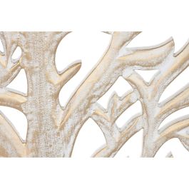 DKD Home Decor Decoración Pared Tradicional Árbol MDF Blanco Beige 122 x 60.5 x 3.5 cm