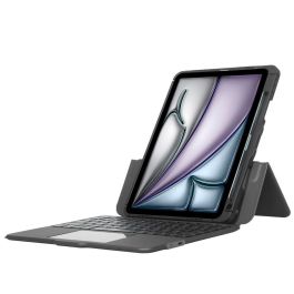 Targus Funda con Teclado VersaVu QWERTY Español Trackpad Bluetooth Retroiluminado para iPad 10.9"-11" Protección 1.2m Negro