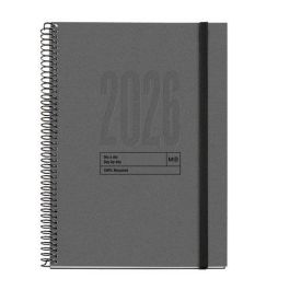 Agenda Anual (2026) Miquelrius Recycled Espiral Tapa Dura Con Goma Plus 155X213 D/P Grafito Precio: 17.89000004. SKU: B1GQDQVQSD