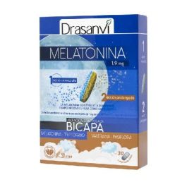 DRASANVI Melatonina Bicapa Retard 30 Comp. Ayuda a Conciliar el Sueño con Triptófano, Valeriana y Pasiflora Precio: 11.4999995. SKU: B15EKFZ3PJ