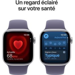 Apple Watch S11 Reloj Inteligente de Aluminio 42mm Plata con Correa Nebulavioleta S/M