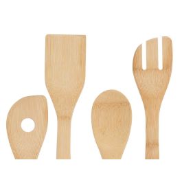 Soporte para 5 utensilios de bambú Kinvara 8x32x8 cm (12 Unidades) Soporte para 5 utensilios de bambú Kinvara 8x32x8 cm (12 Unidades)