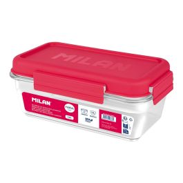 Milan 624 Fiambrera hermética rectangular de tritán 1,2L, BPA Free, apta microondas/congelador/lavavajillas, Tapa Rosa Precio: 14.49999991. SKU: B1HPCS42MS