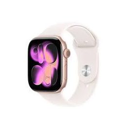 Apple Watch Series 11 GPS 46mm Rose Gold Aluminium Case with Light Blush Sport Band M/L MEV74WF Precio: 533.69000036. SKU: B1FCYTJM4Q