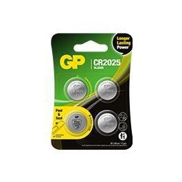 GP CR2025 Pila de Botón de Litio - Paquete de 4 Unidades