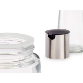 Vivalto Aceitera Antigoteo de Vidrio Transparente con Tapa, 230 ml - 7x17x7 cm (24 Unidades)