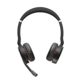 Jabra Evolve 75 SE UC Auriculares Inalámbricos y alámbricos, Llamadas/Música, Negro