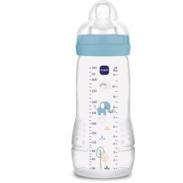 MAM Baby MAM9001616857980 Biberón Easy Active 330 ml +6 meses Tetina X flow Ocean