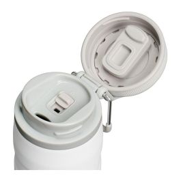 Stanley Iceflow Bottle Twist Flip 0,47L/470ml, Botella Térmica de Acero Inoxidable Apto Lavavajillas, Conserva Frío 12h y Hielo 72h, Color Blanco