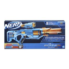 NERF Elite 2.0 Eaglepoint RD-8 Blaster, cañón de 8 dardos, mira y cañón desmontables, incluye 16 dardos