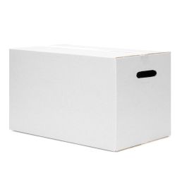 Caja Para Embalar Q-Connect Americana Ultrarresistente Conasas Carton Canal Doble 7 mm Color Blanco 450x280x375 mm 15 unidades