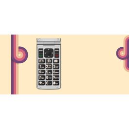 MyPhone Tango LTE Black - Teléfono plegable 4G con pantallas duales, USB Type-C, botones SOS e ICE, batería 1400mAh